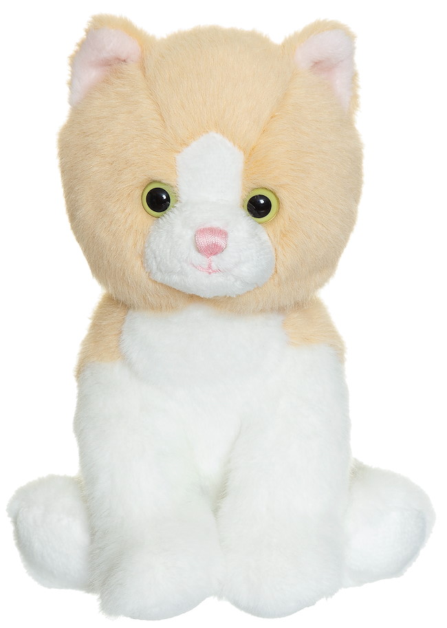 Plüsch Katze beige
