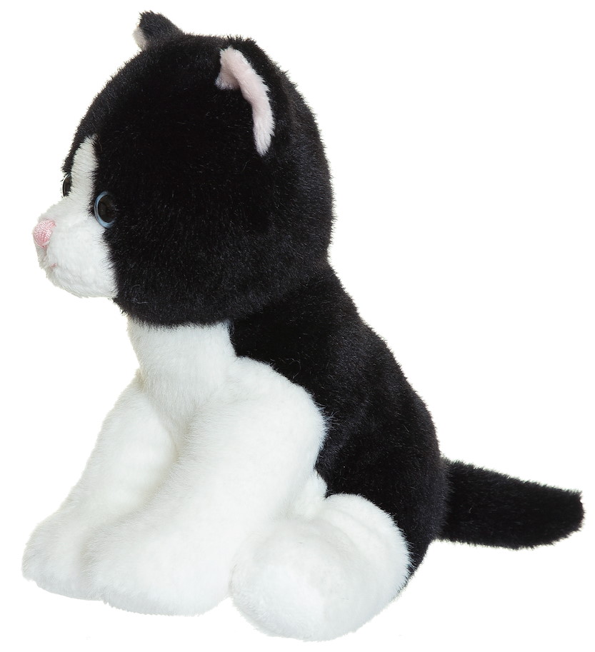 Plüsch Katze schwarz