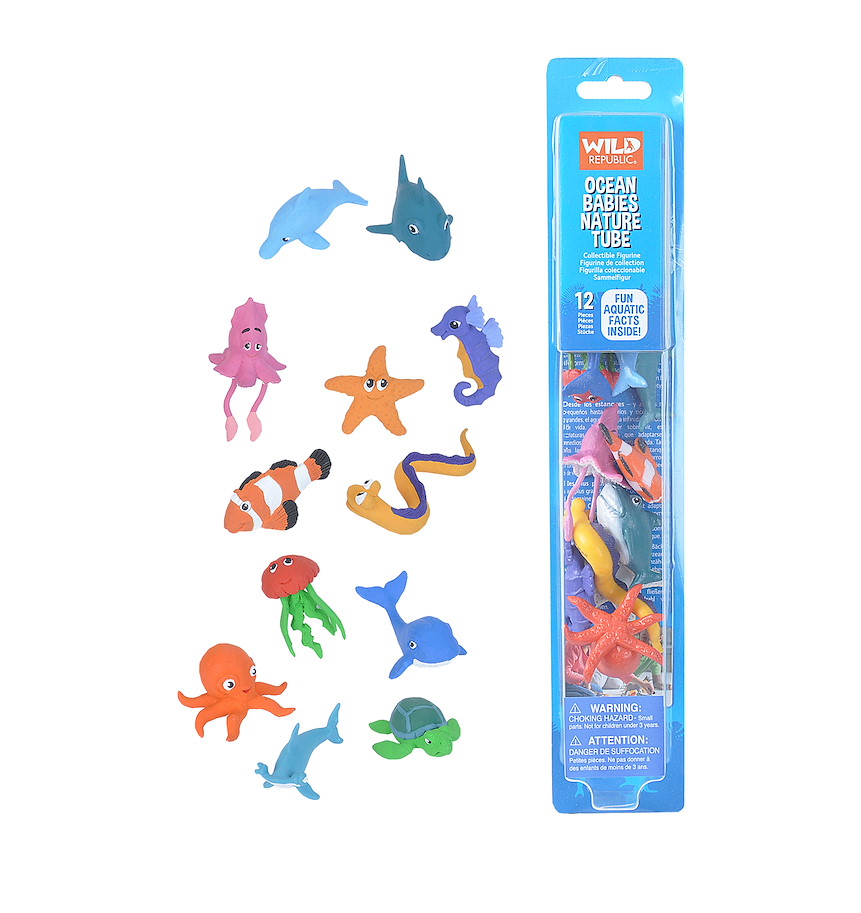 Natur Tube Baby Meerestiere 12-teilig