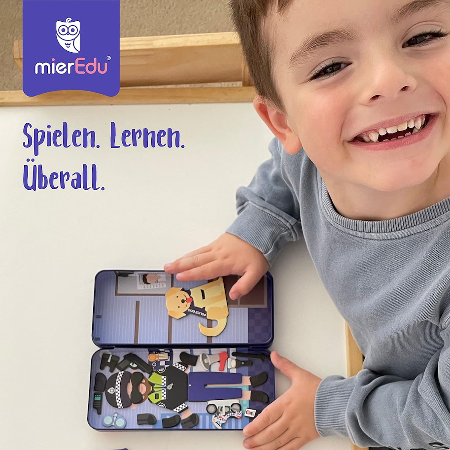 Reise-Magnetspielbox - Polizist