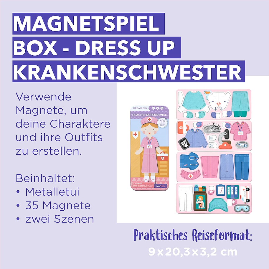 Reise-Magnetspielbox - Krankenschwester