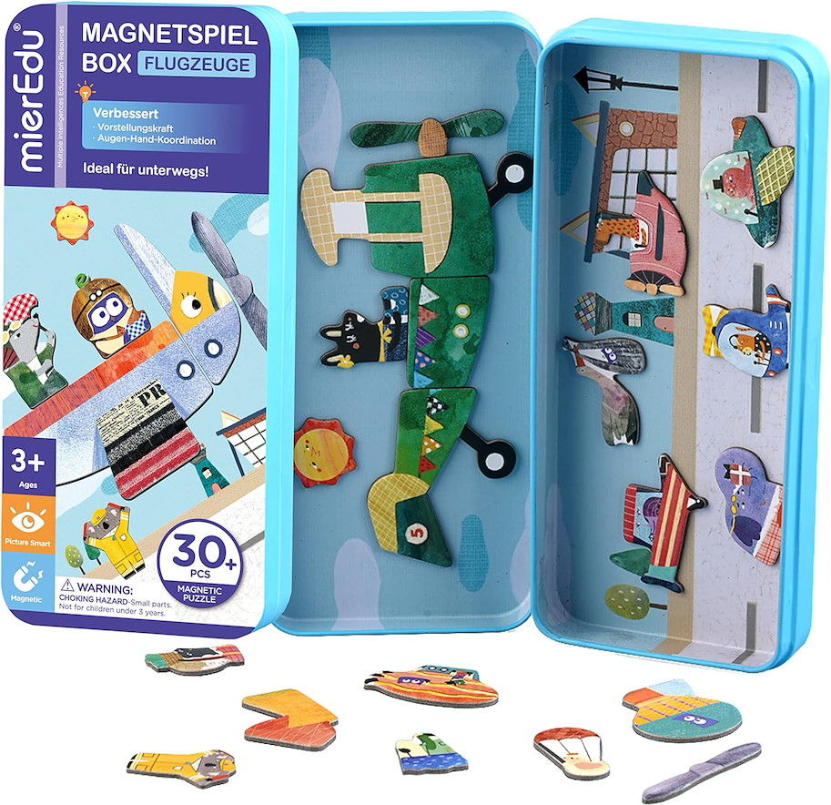 Reise-Magnetspielbox - Flugzeuge