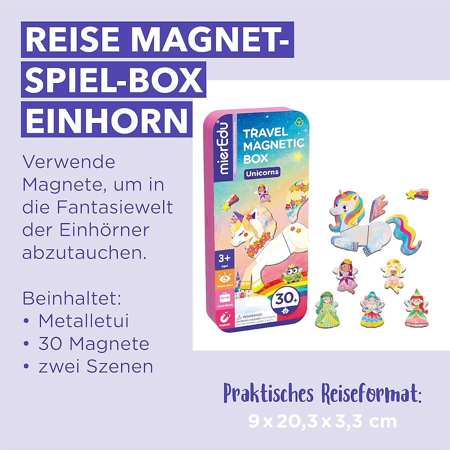 Reise-Magnetspielbox - Einhorn
