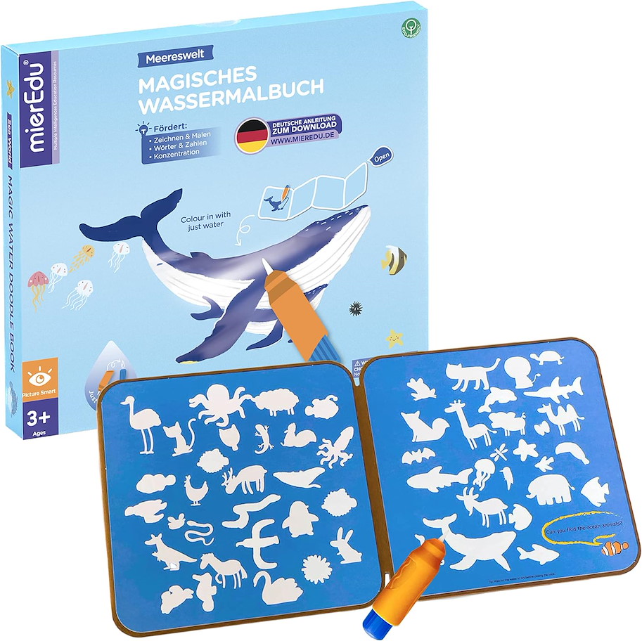 Magisches Wassermalbuch - Meereswelt
