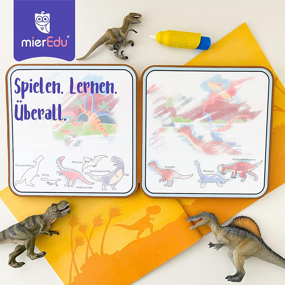 Magisches Wassermalbuch - Dinowelt