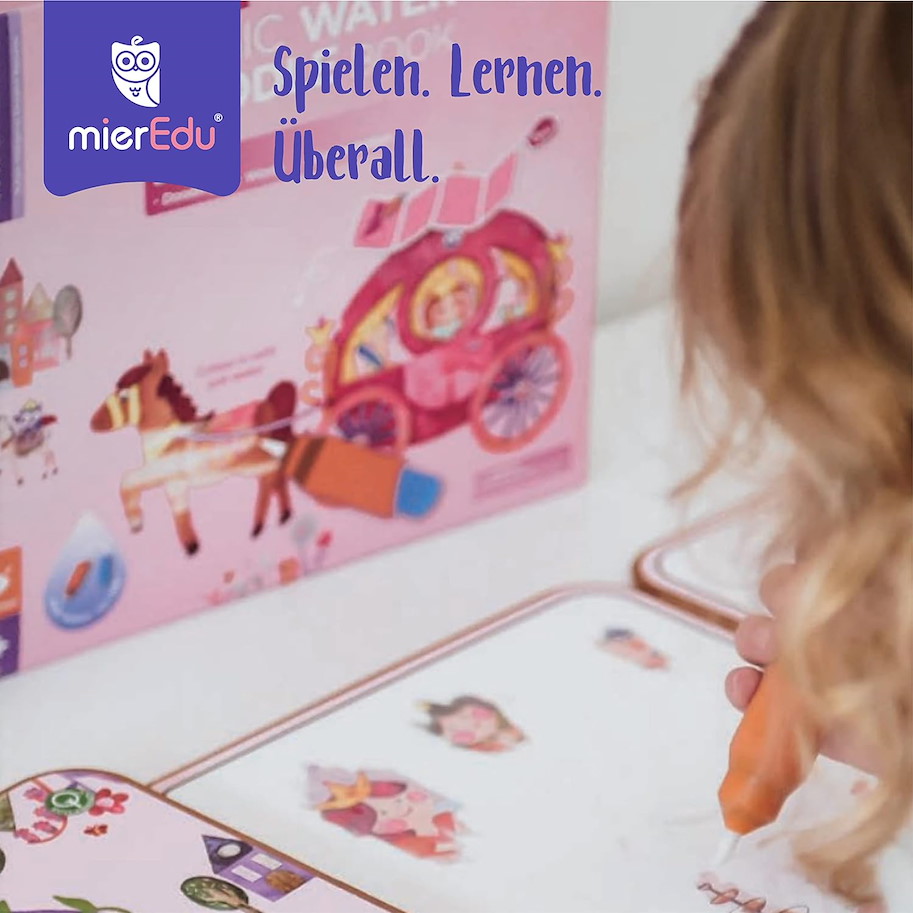 Magisches Wassermalbuch - Prinzessin