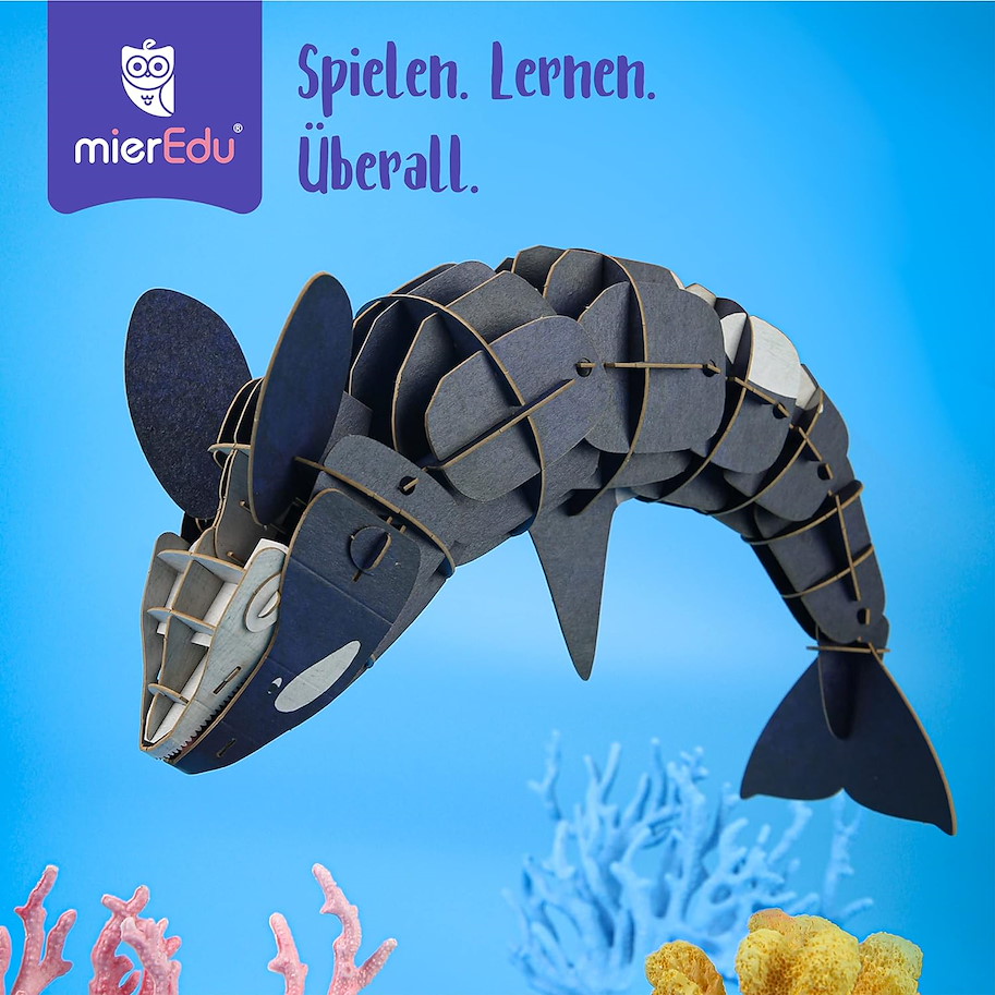 Eco 3D Puzzle - Der Orca (beweglich), 85 Teile
