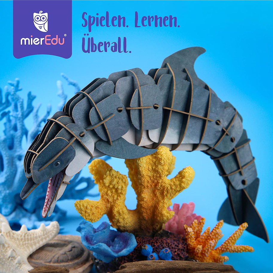 Eco 3D Puzzle - Der Delfin (beweglich), 83 Teile