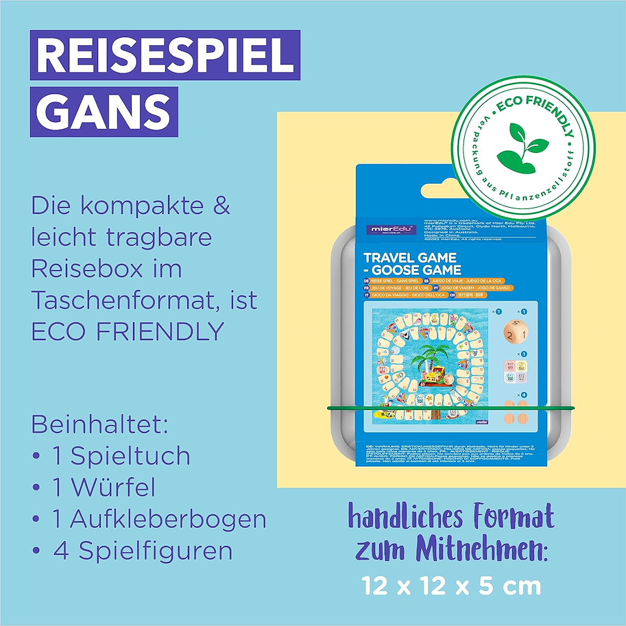 Reisespiel - Gänsespiel