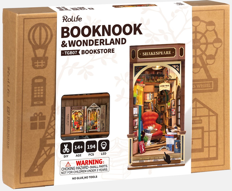 Holzbausatz BOOKSTORE