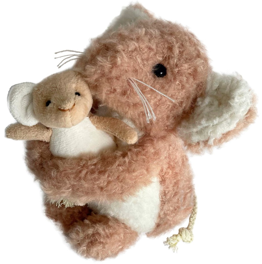 Plüsch Maus Camelia mit Baby 20 cm