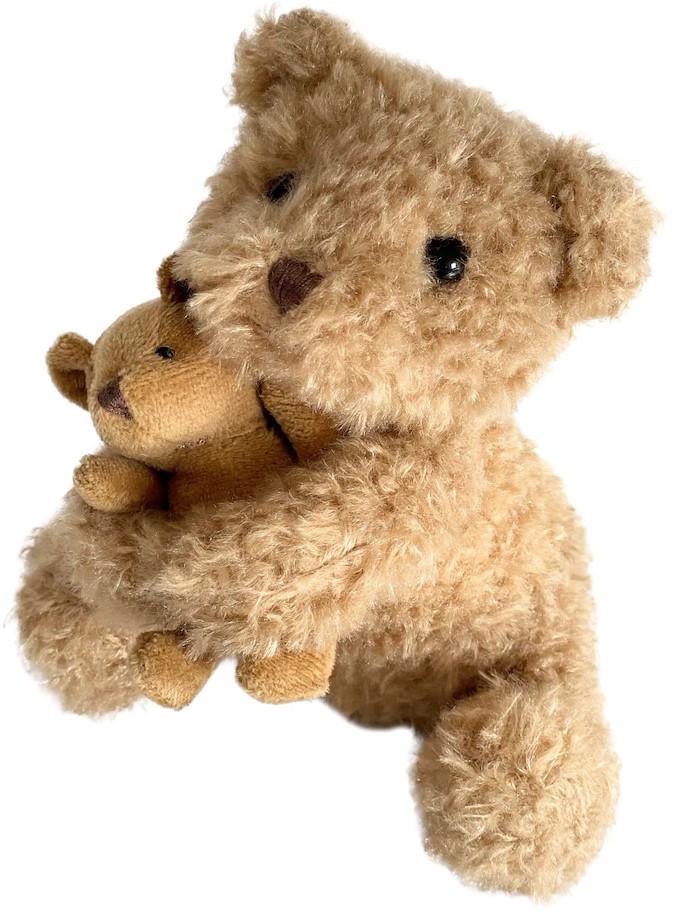 Plüsch Bär Eustache mit Baby 20 cm