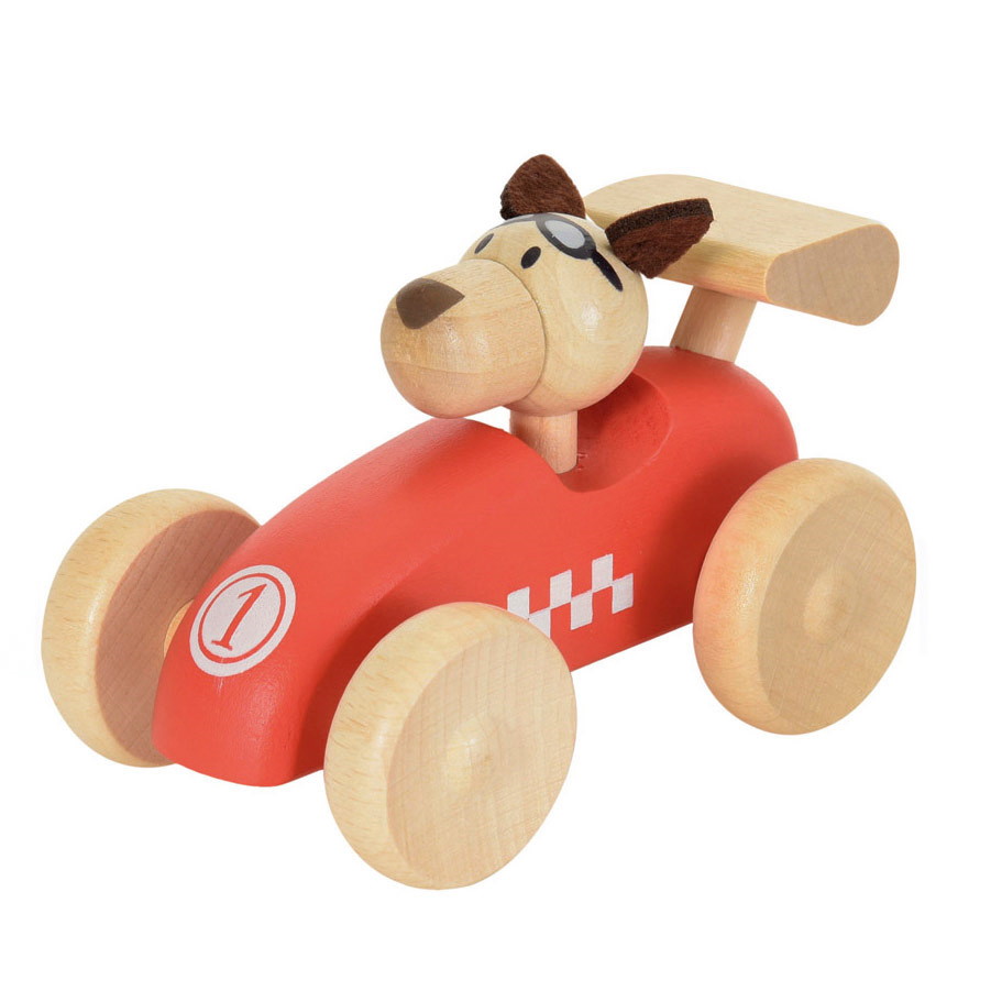 Rennwagen aus Holz