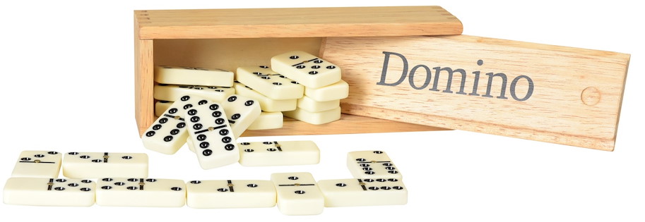 Domino weiss 28 Steine