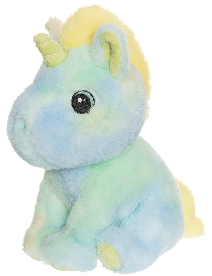 Einhorn, Regenbogenfarbig, gelb, 26  cm