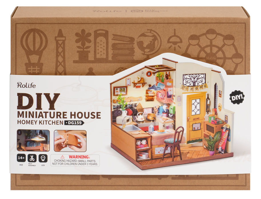 Modellbausatz 'COZY KITCHEN'