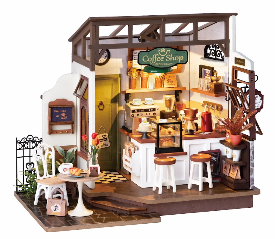 Modellbausatz 'COFFEE SHOP'