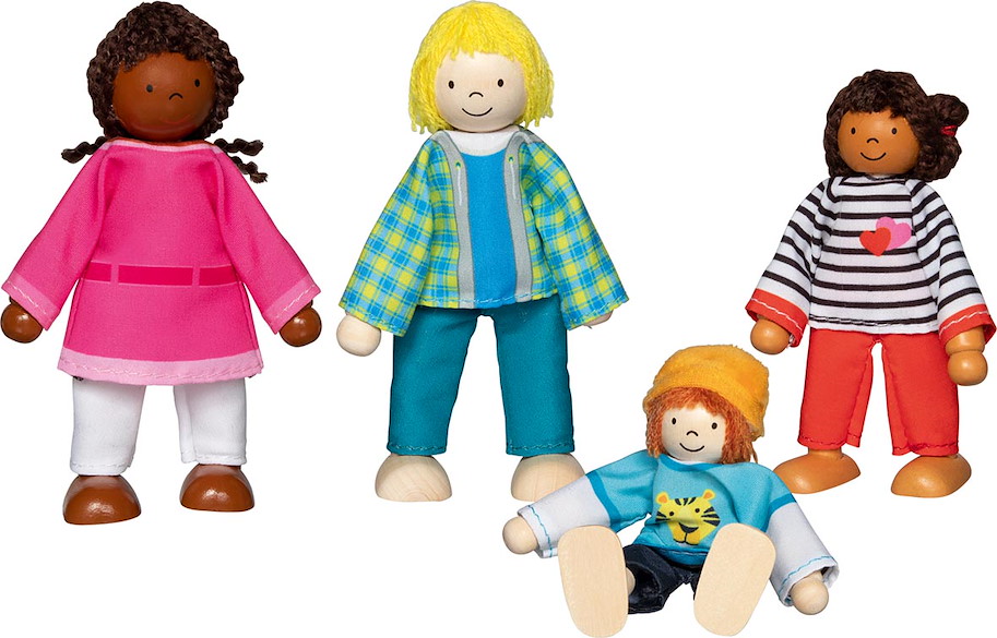 Biegepuppen Interkulturelle Familie
