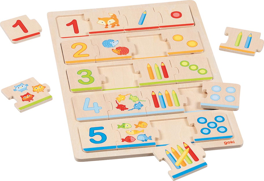 Puzzzle Lerne zählen