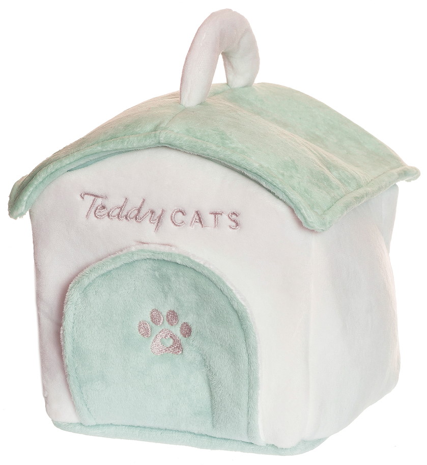Teddy Spielset Katzenhaus