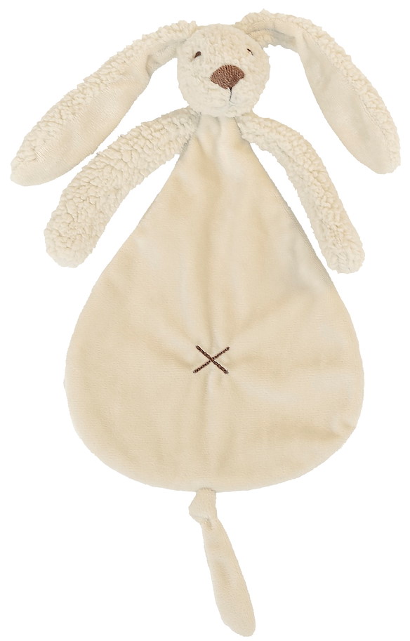 Schmusetuch Hase Richie beige Recycled 25 cm