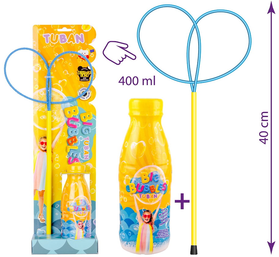 Seifenblasenset Schmetterling und 400 ml Flüssigkeit