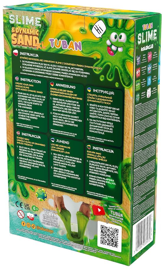 Slime und dynamischer Sand XL Set
