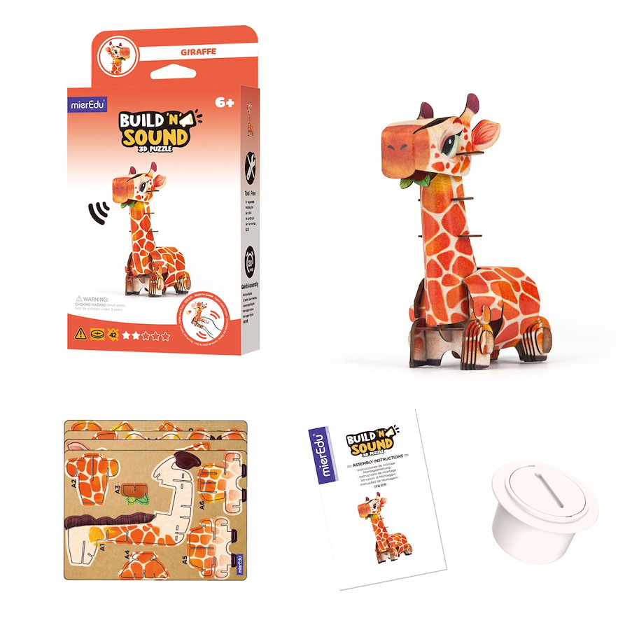 Soundwunder 3D Puzzle Giraffe