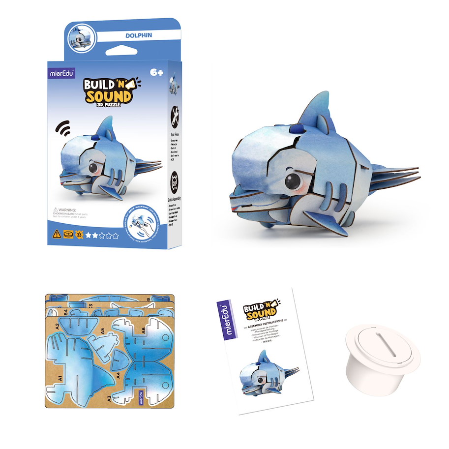 Soundwunder 3D Puzzle Delphin