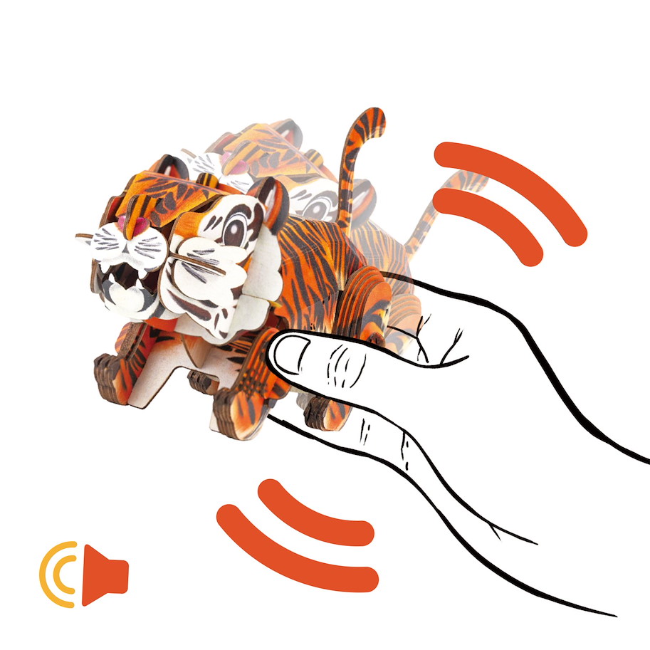 Soundwunder 3D Puzzle Tiger