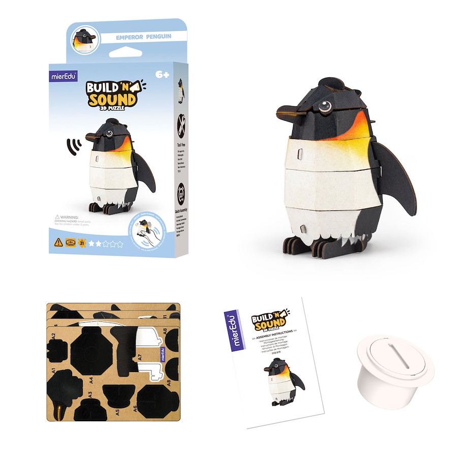 Soundwunder 3D Puzzle Kaiserpinguin