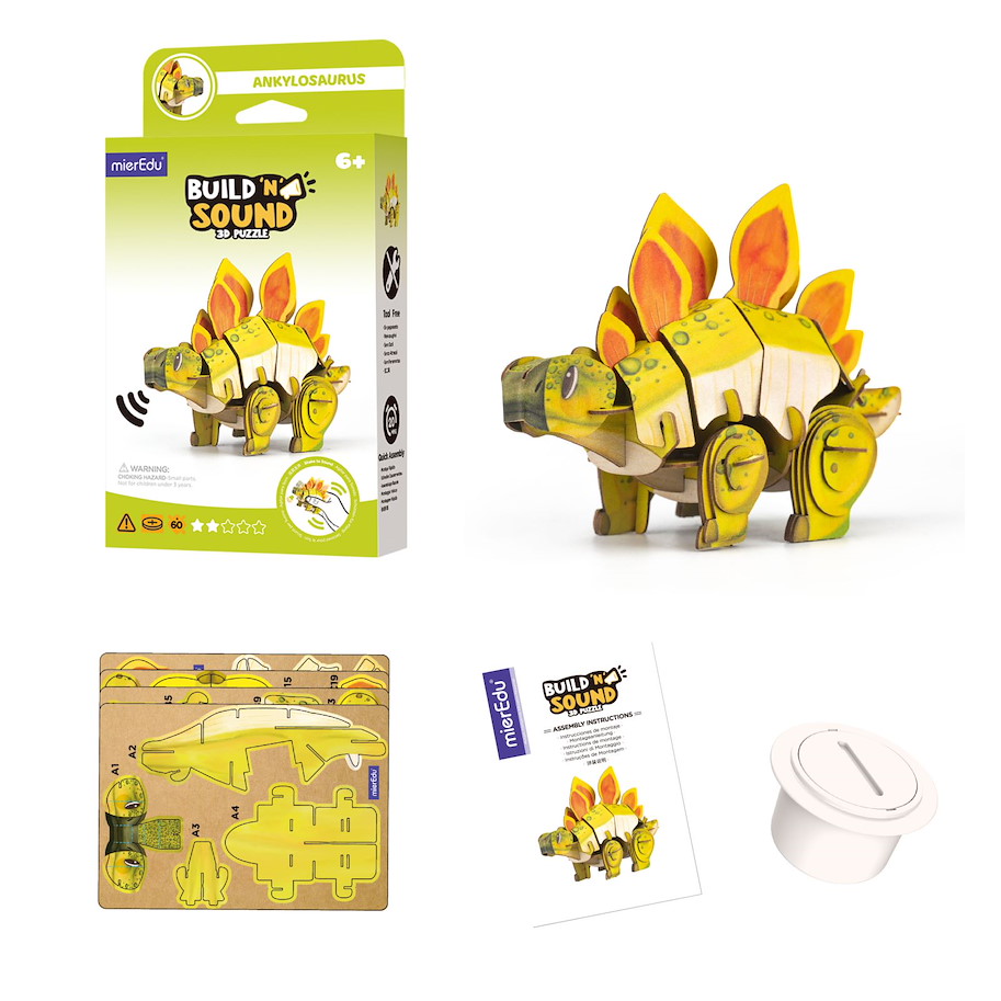Soundwunder 3D Puzzle Stegosaurus