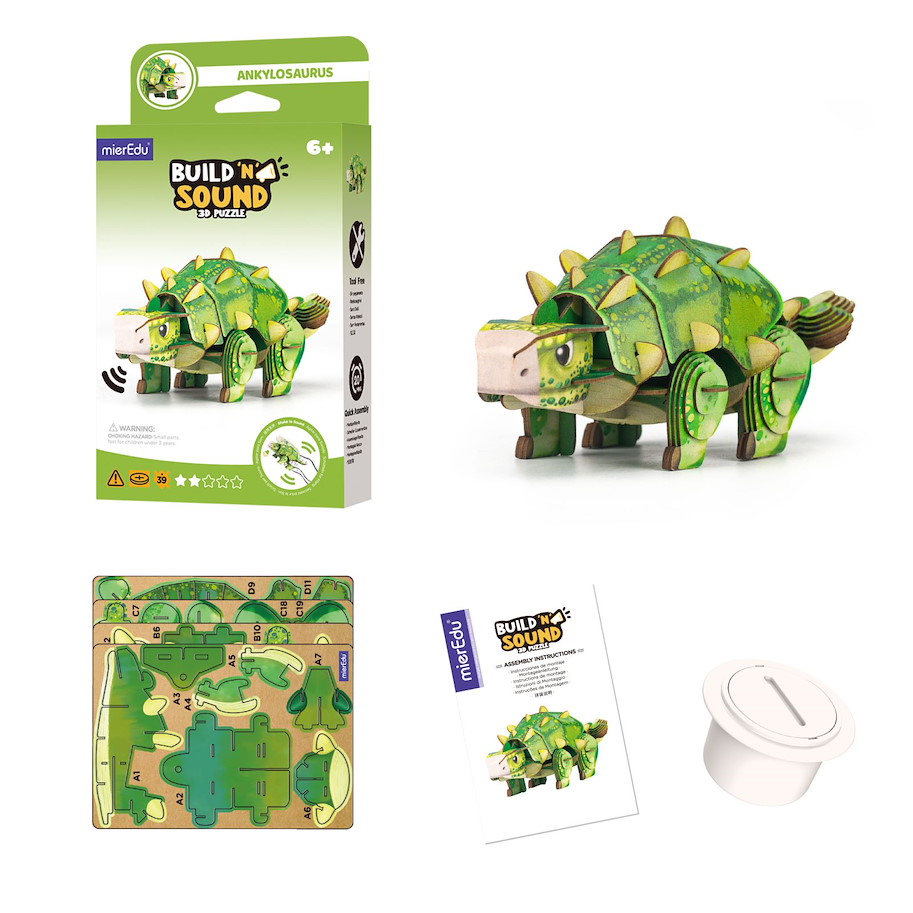 Soundwunder 3D Puzzle Ankylosaurus
