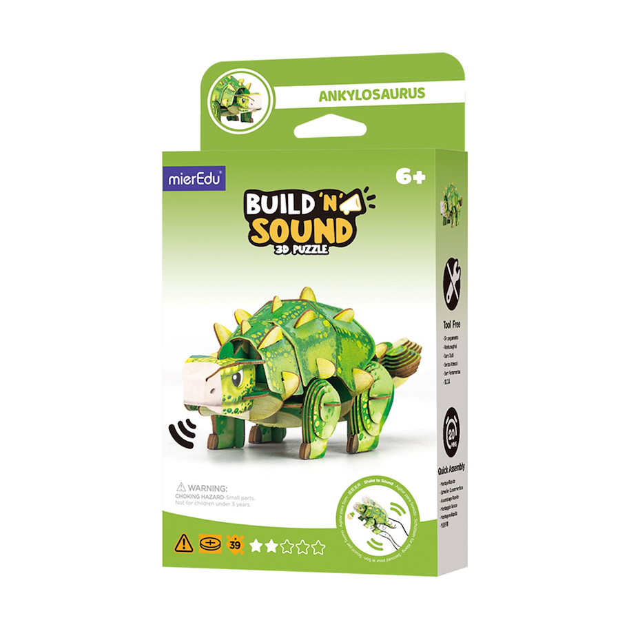 Soundwunder 3D Puzzle Ankylosaurus