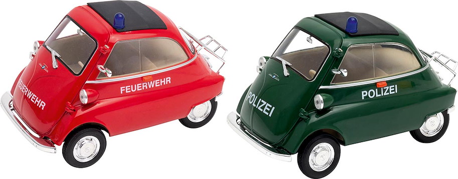 BMW Isetta Polizei und Feuerwehr, 1:26