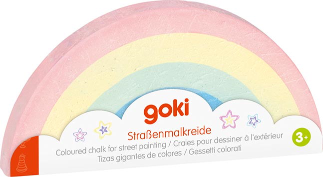Staßenmalkreide Regenbogen