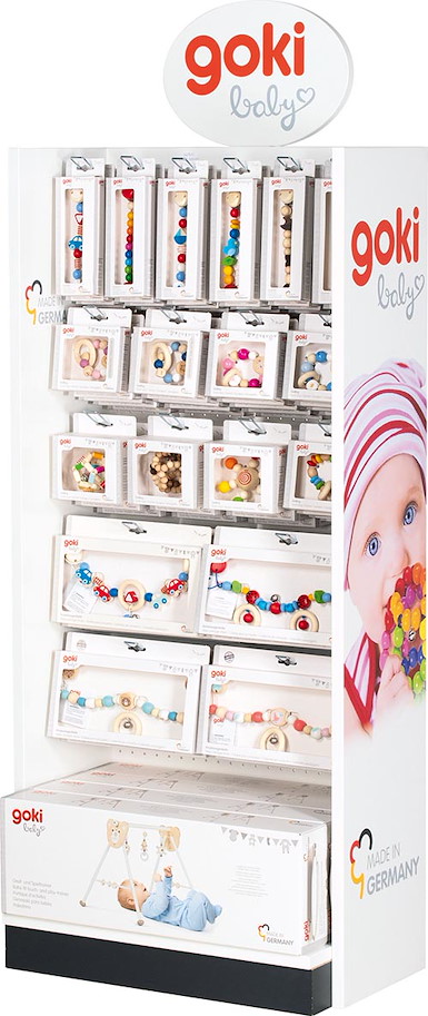 Verkaufsdisplay für goki baby
