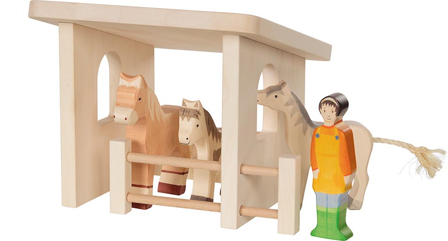 Unterstand für Tiere (ohne Figuren)