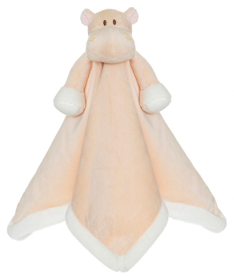 Schmusetuch Nilpferd apricot 35  cm