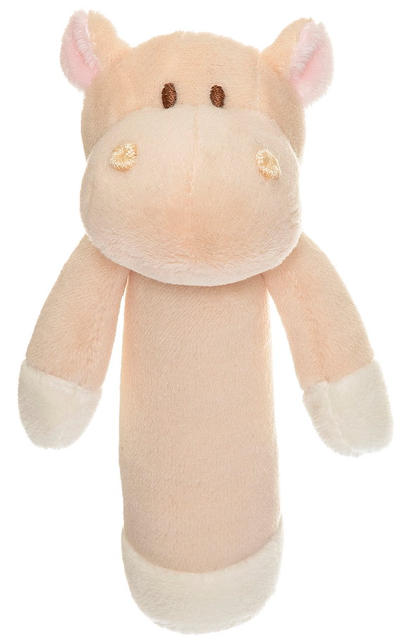 Rassel Nilpferd apricot 14  cm