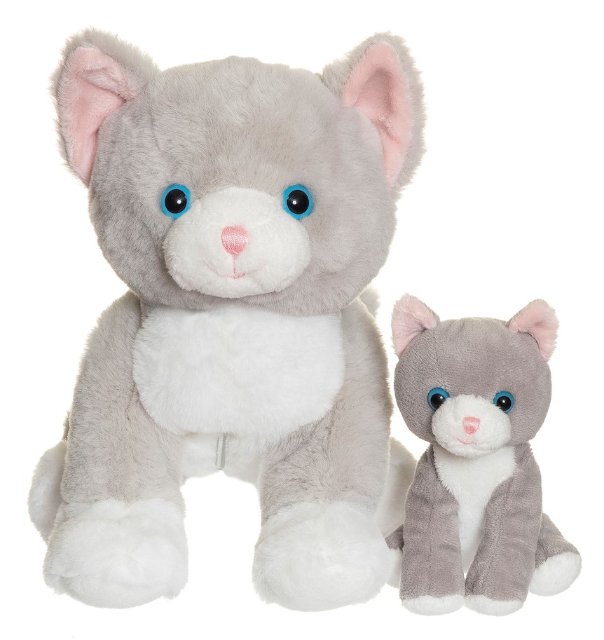 Plüsch Katze Tuva 30  cm mit Baby