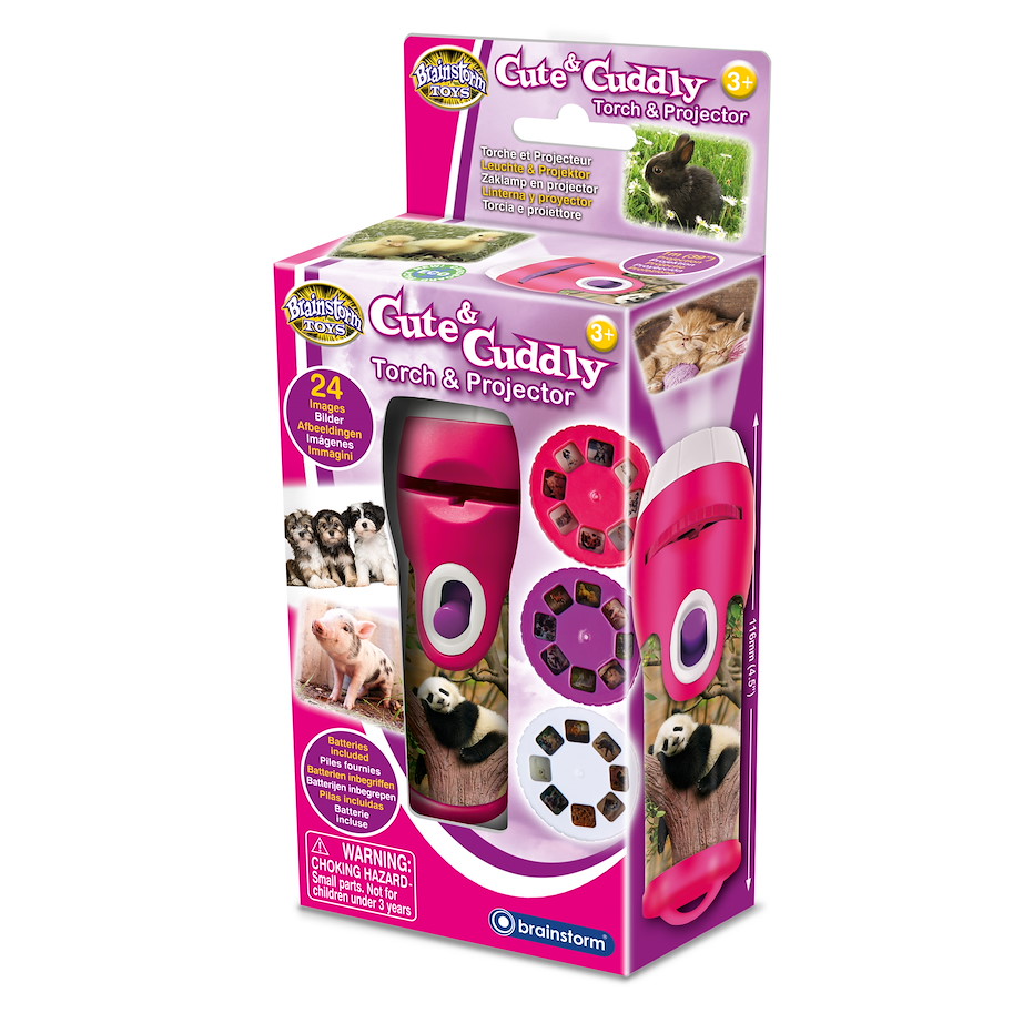 Taschenlampe & Projektor knuddlige Tiere