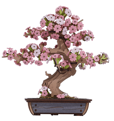 Holzbausatz 'Sakura Bonsai'