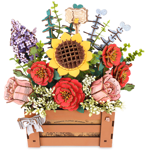 Modellbausatz 'Wooden Bloom Box'