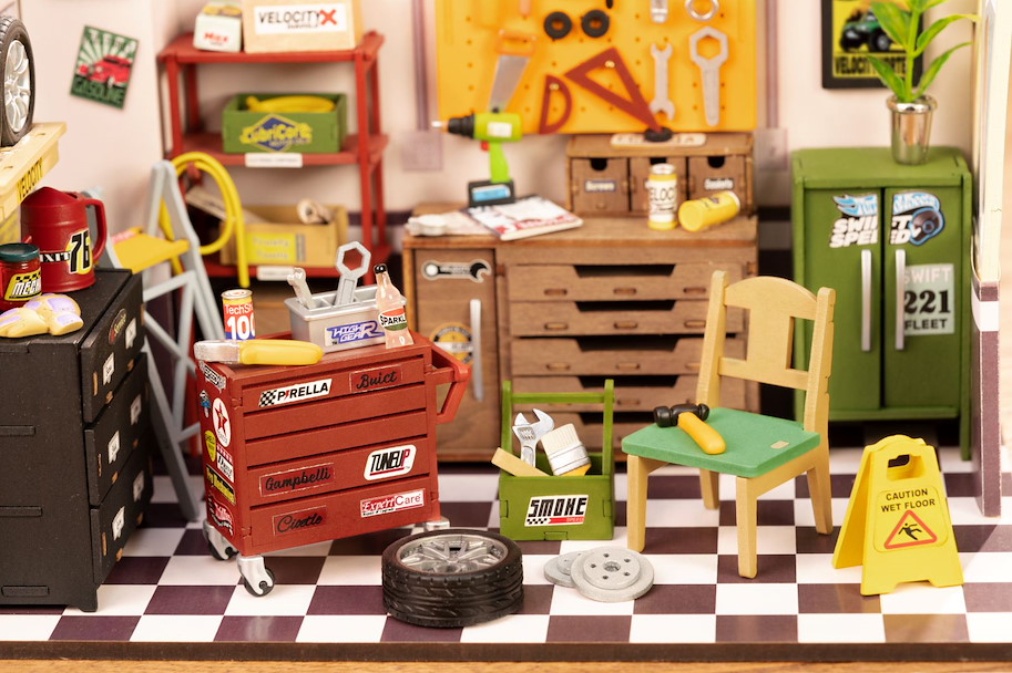 Modellbausatz 'Garage Workshop'