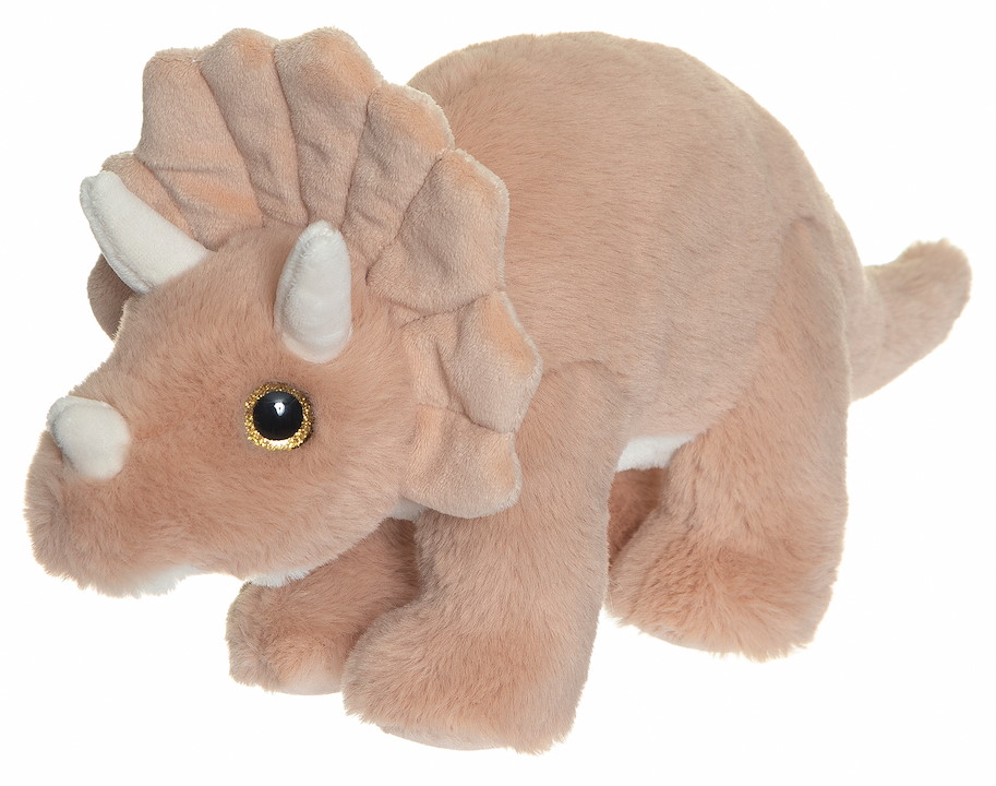 Plüsch Triceratops apricot 40  cm