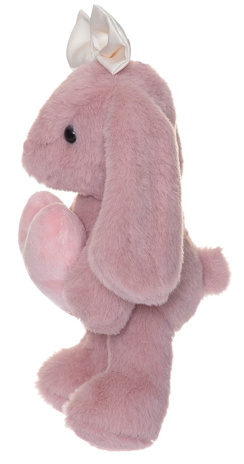 Plüsch Hase Tyra altrosa mit Herz und Masche 20  cm