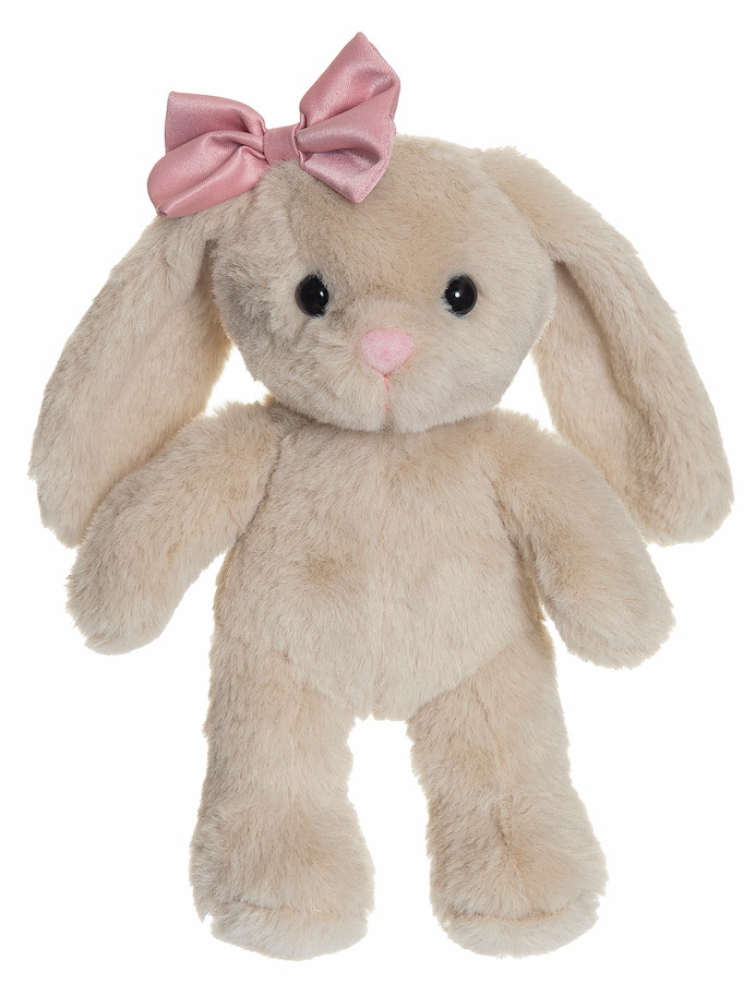 Plüsch Hase Tyra beige mit Masche 20  cm