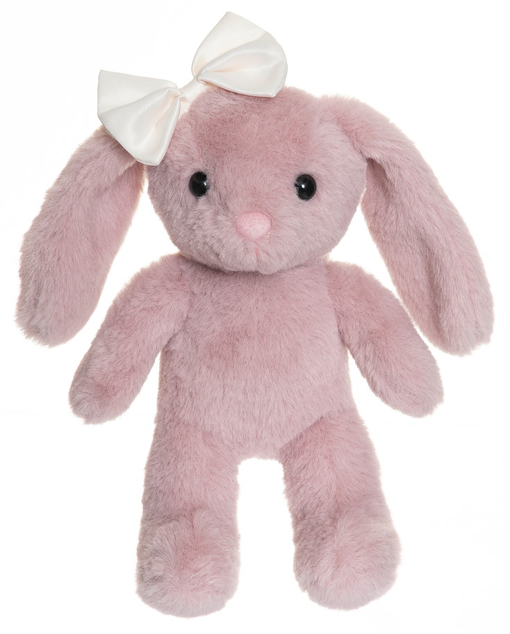 Plüsch Hase Tyra altrosa mit Masche 20  cm