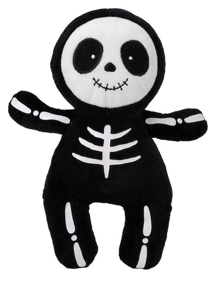 Plüsch Glow-in-the-dark Skelett  26  cm